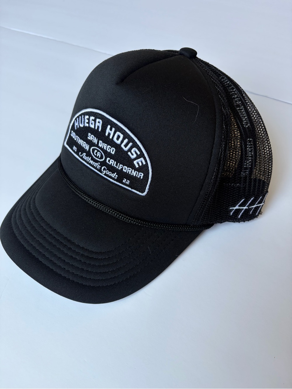 Huega House High Tide Black Trucker Hat